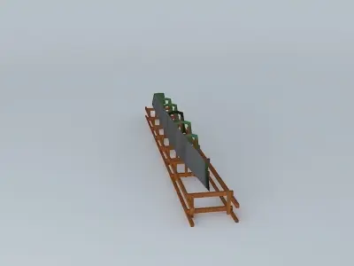 Easel for catamaran Mount 3D model