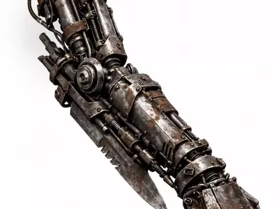 Ironclad Gauntlet Low-poly 3D model