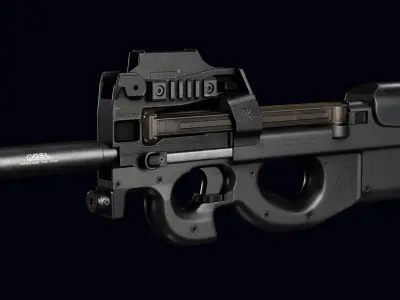 GSL Technology Suppressors Free low-poly 3D model