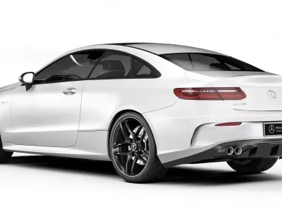 Mercedes-Benz E53 AMG Coupe 2021 3D model