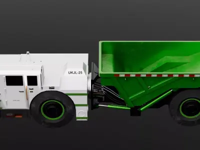 Articulated Dump Truck 3D model