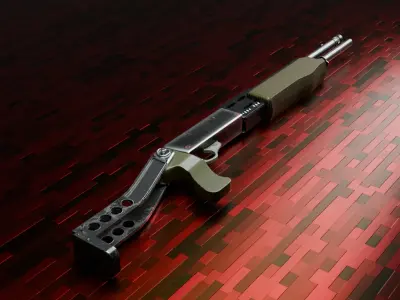 SPAS-12 Gun 3D model