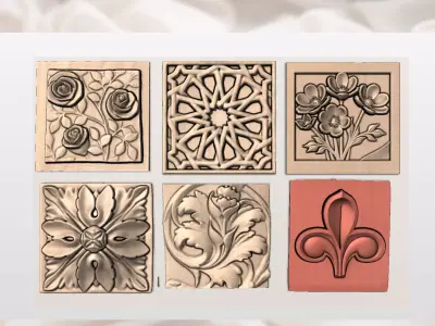 27 Gothic Romanesque  3D Models Bundle Premium STL Files 3D print model