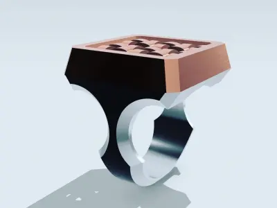 Knitting ring 3D model