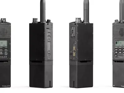 THALES AN PRC 148 RADIO Low-poly 3D model
