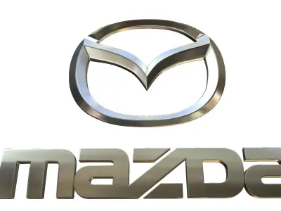 mazda logo 3D model