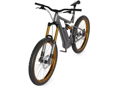 Electric Mountain Bicycle 3D model get