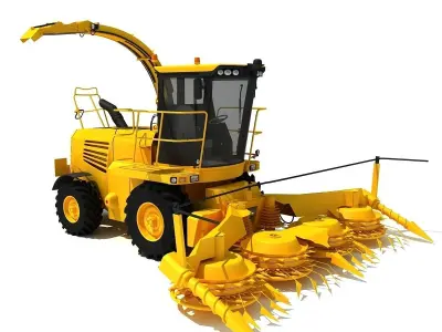 Farm Combine Collection 3D model