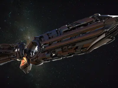 Spaceship Concept 3D model purchase
