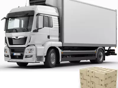 Truck VAN 4X2 3D model