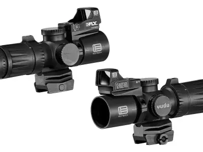 EOTECH VUDU 3-9X32 SFP Low-poly 3D model