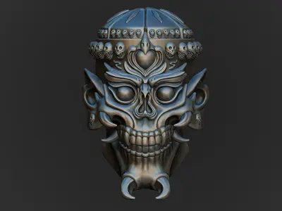 Tibetan skull 3D model