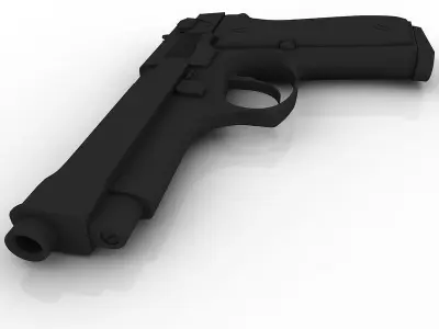 MTMA 5 Hand Gun 3D model