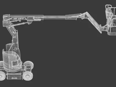 JLG E300AJP Articulating Boom Lift 3D model