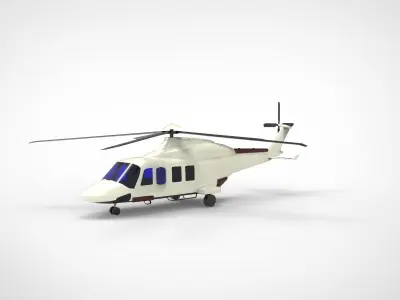 AgustaWestland AW139 3D model purchase