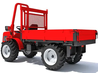  Compact Farm Transporter Tractor Trailer 