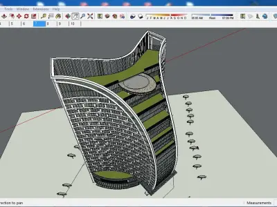 Sketchup Hotel G2 3D model