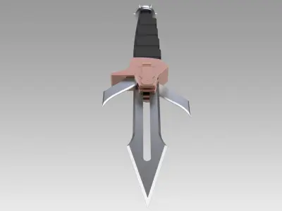 Star Trek Klingon DK Tahg Knife 3D model