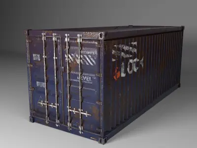 container shipping 3D model get