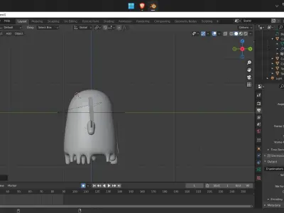 Cute Ghost 3D model purchase