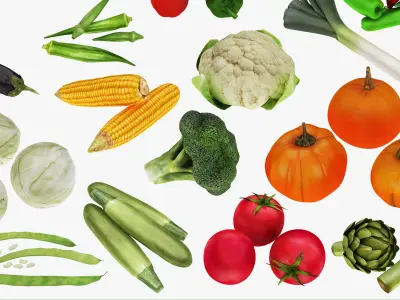  Mega Fruit and Vegatable Collection 50 in 1 