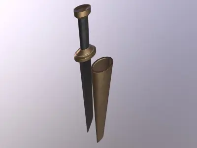 Sword Low-poly 3D model