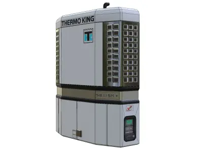 Thermo King SB-III SR Plus Refrigeration Unit Low-poly 3D model