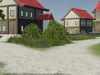 Mountain Village 3D model order