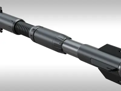 SciFi Missile 3D model purchase