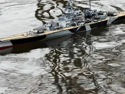 1-350 Grosser Kurfurst Model Battleship Kit 3D print model