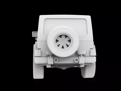 Jeep Wrangler 3D Printable Model 3D print model