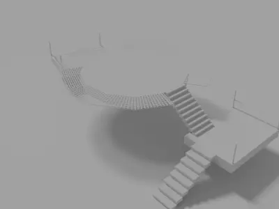 2 Rooftop parts 3D model