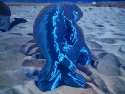 OTARIES HUGGING Free 3D print model