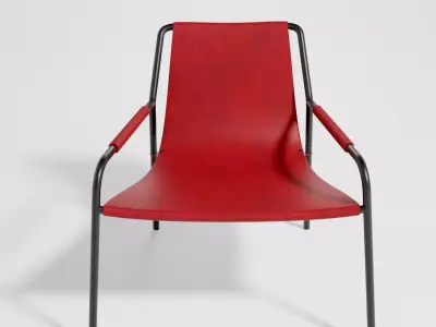 MODERN LEATHER CHAIR OX Denmarq SEPTEMBER 3D model