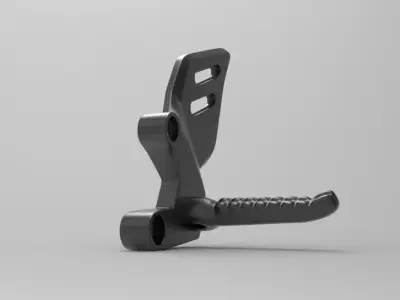 YAMAHA MT09 2021 2023 HEEL GUARD PARATACCO 3D print model