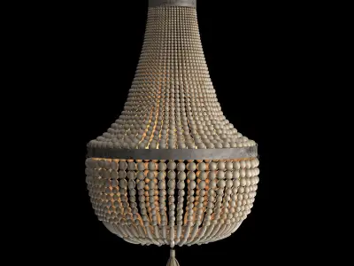 ROUND CHANDLE 104986 WOOD 3D model