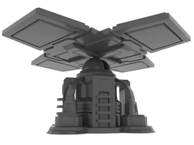 SCI-FI TOWER Free 3D model