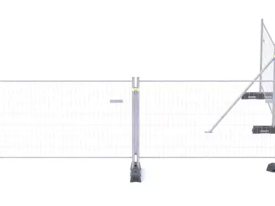 Mobile Fence 3D model