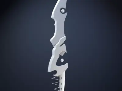 Fantasy Dagger Low Poly High Poly Free low-poly 3D model