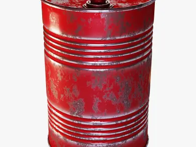 Oil Barrel 3D model 3