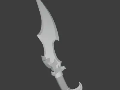 Dagger sword Free low-poly 3D model