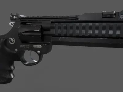 Revolver Korth Supersport 3D model
