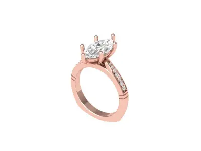 Wedding Ring  3D print model 403