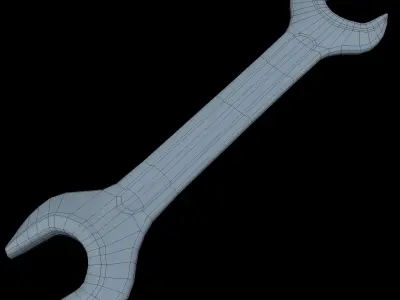 Wrench High Poly Free 3D model purchase
