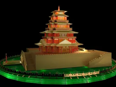 Chinese House  3D model
