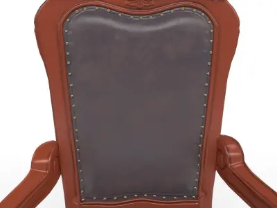 Antique Chair Low-poly 3D model shop