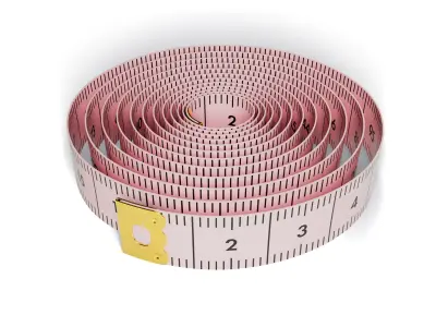 Seamstress Measuring Tape 3D model