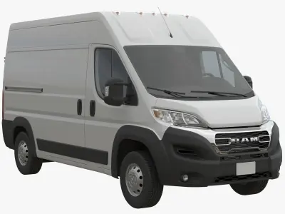 2024 Ram ProMaster 2500 SLT CARGO VAN HIGH ROOF 136 WB 3D model
