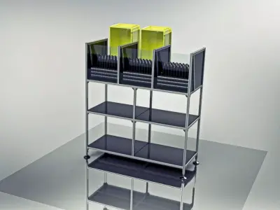 Box for industry 3D model
