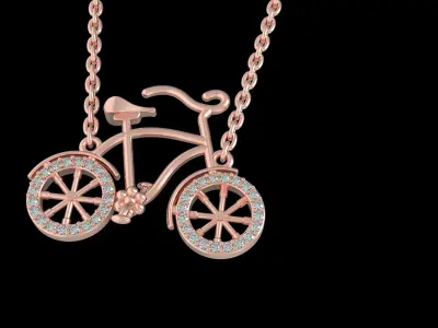 Bike Pendant Free 3D print model